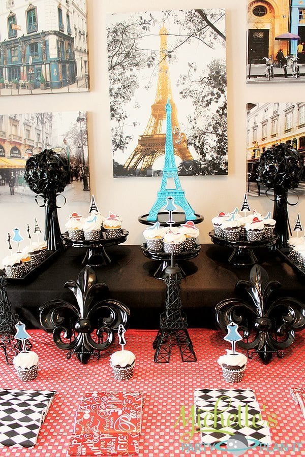 "A Day in Paris" Desserts and decor