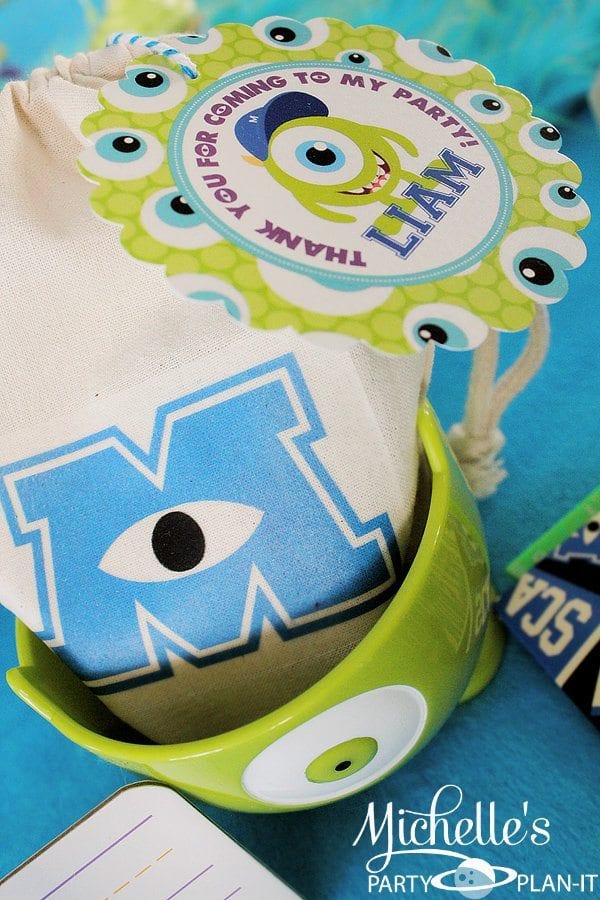 Monsters University Back To School Party Favors