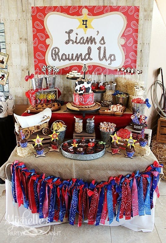 Liam's Round Up - Part 1 Western Party Ideas - Michelle's Party Plan-It