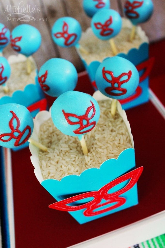 Nacho Libre Party - cake pops