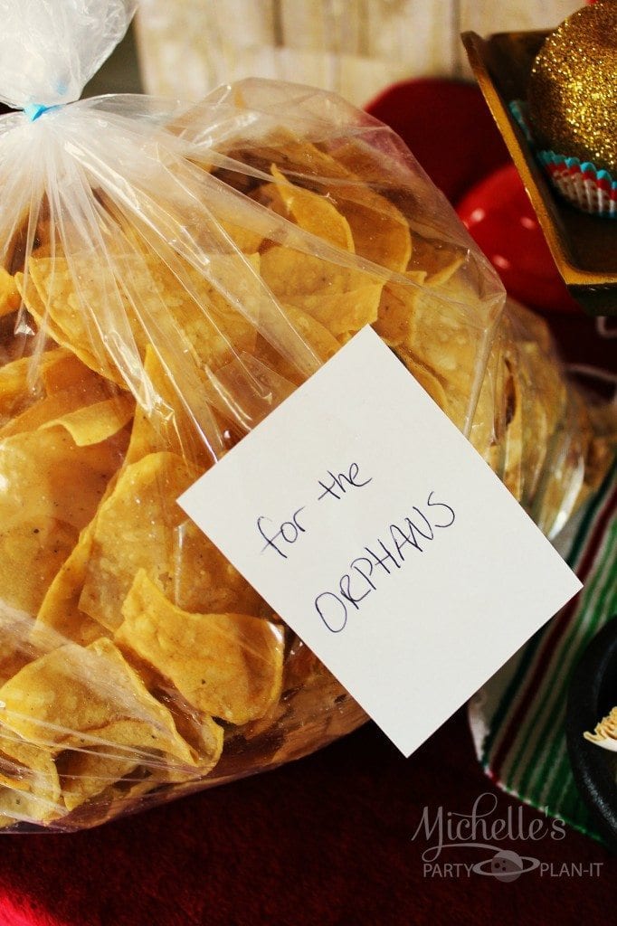 Nacho Libre Party - orphans chips