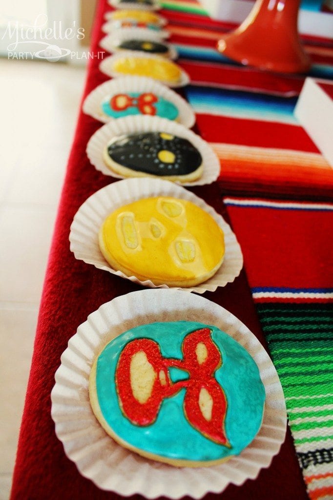 Nacho Libre Party - Luche Libre Cookies