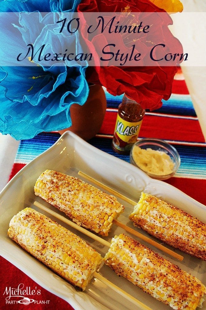 10 minute mexican style corn on the cob