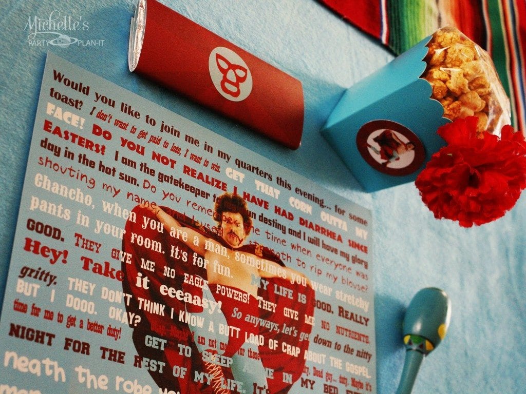 Nacho Libre Party Placemats