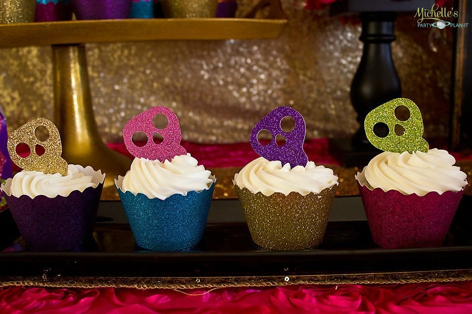 Day of the Dead Party - Skull Toppers