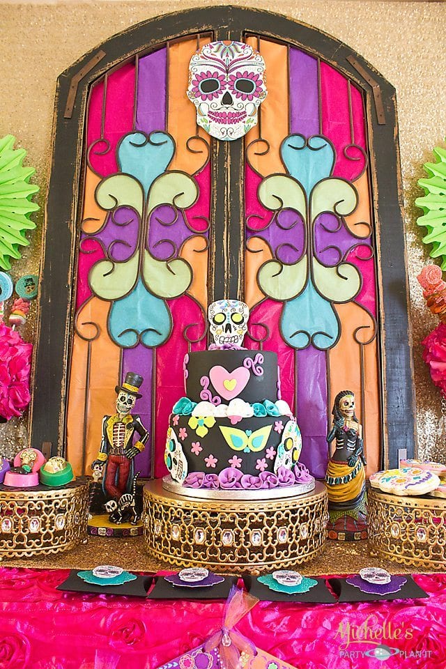 Day of the Dead Party Backdrop