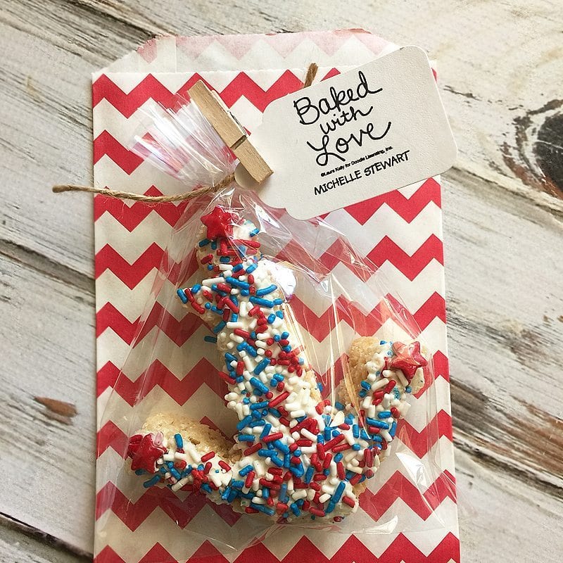 Fourth of July Cereal Treats