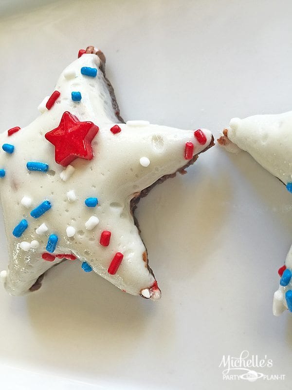 Patriotic Marshmallow Brownies