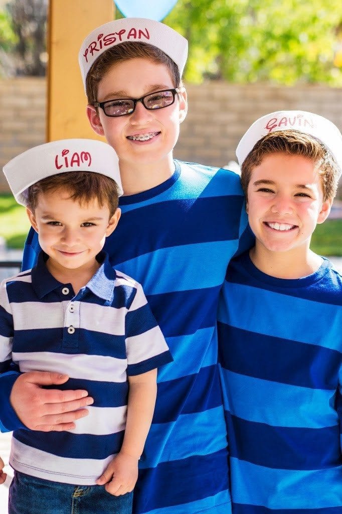 Paper store sailor hat