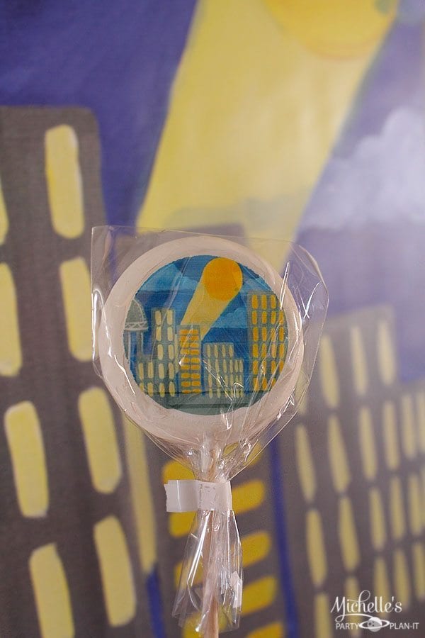 Super Hero Lollipops