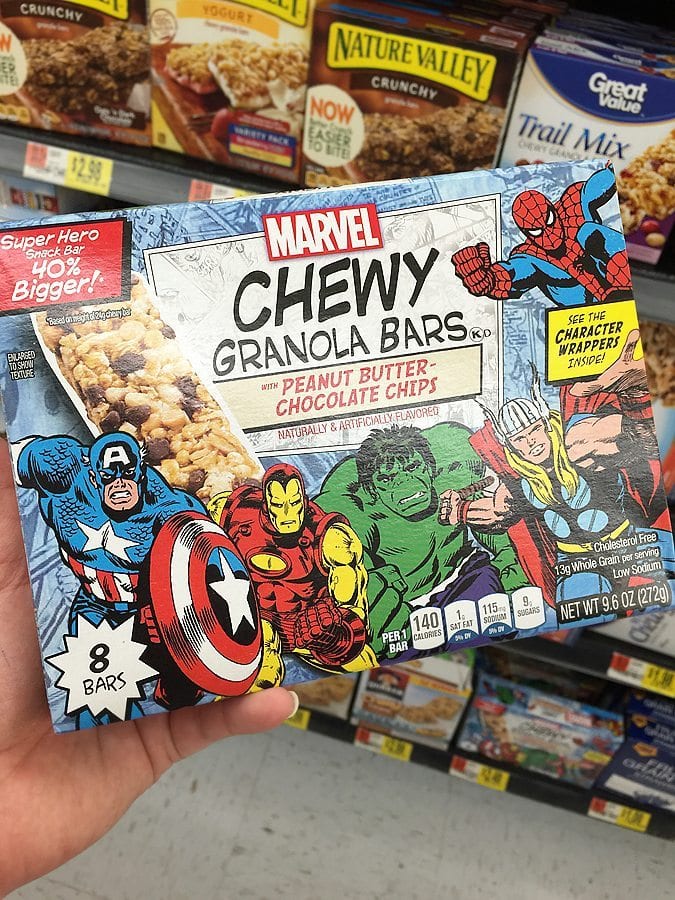 Create An Avengers Snack Stand with MARVEL Chewy Granola Bars - Michelle's  Party Plan-It