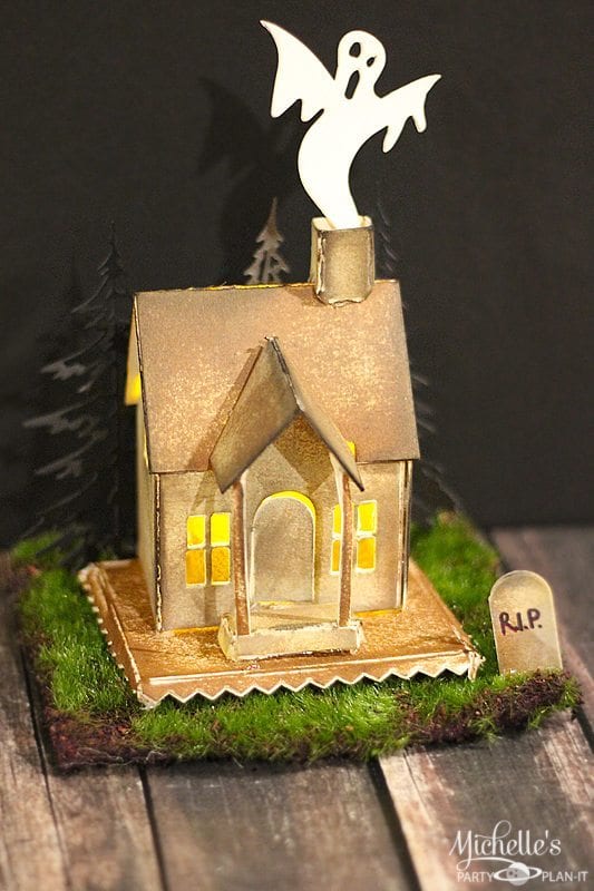 Haunted House Tealight Display