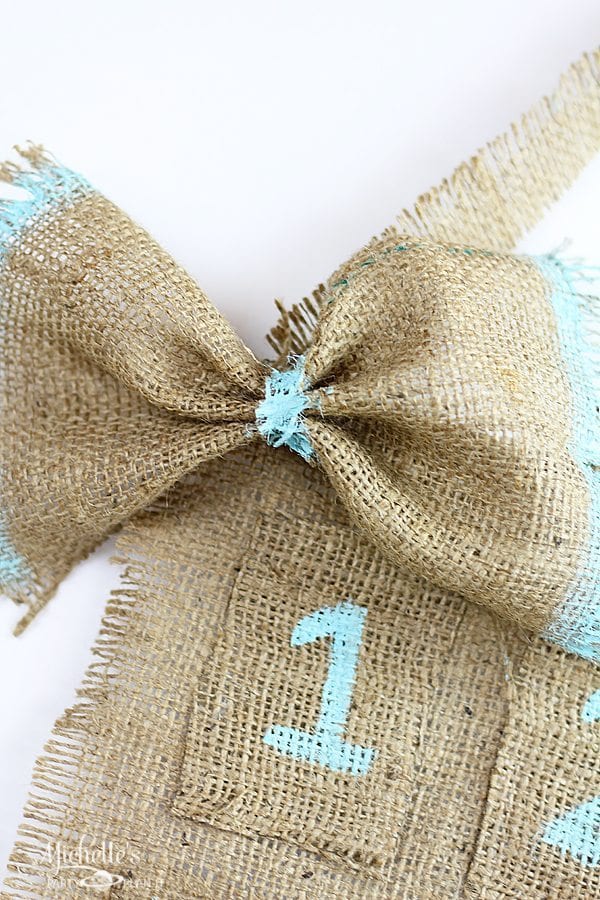 Burlap Advent Calendar