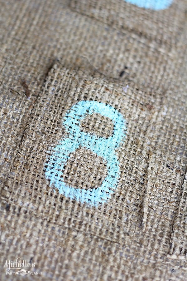 Burlap Advent Calendar