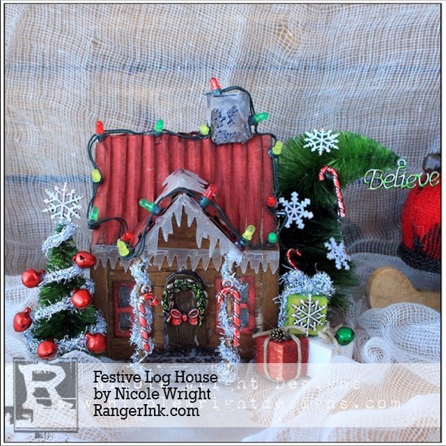 Festive Log House