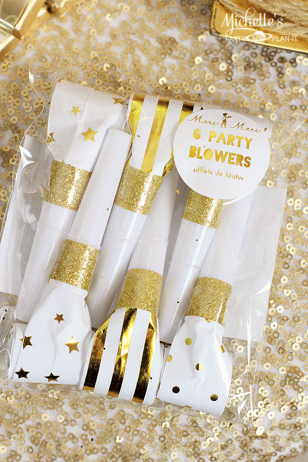 How To Make Easy New Year's Eve Party Favors Michelle's Party PlanIt