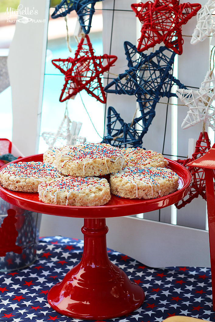 Easy Patriotic Cereal Treats