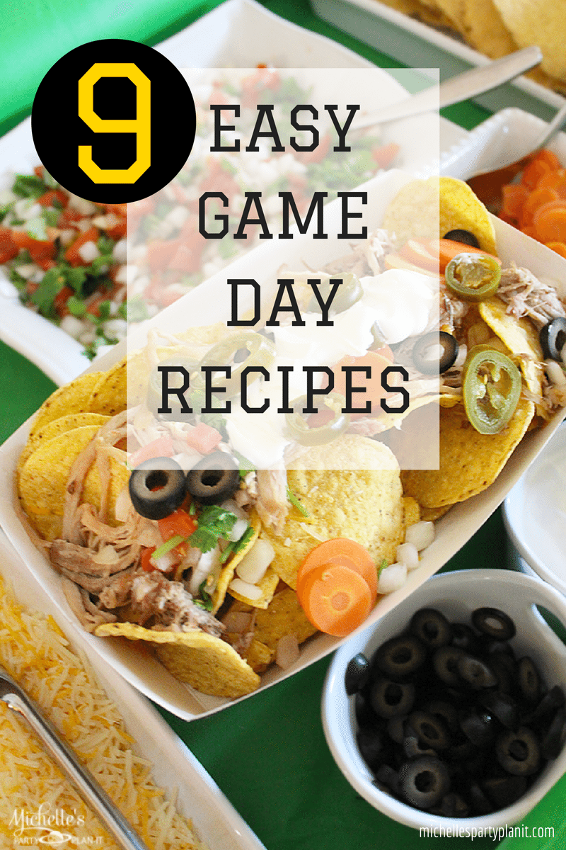 Kid Friendly Game Day Party Ideas