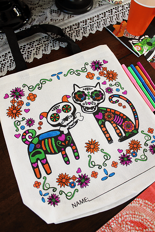 Dia de los Muertos Coloring Party