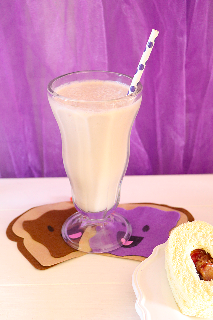 We Go Together Like PB & J Valentine's Day Party - PB & J Milkshake Recipe