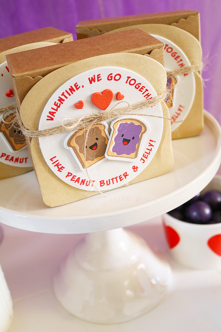 We Go Together Like PB & J Valentine's Day Party Favor