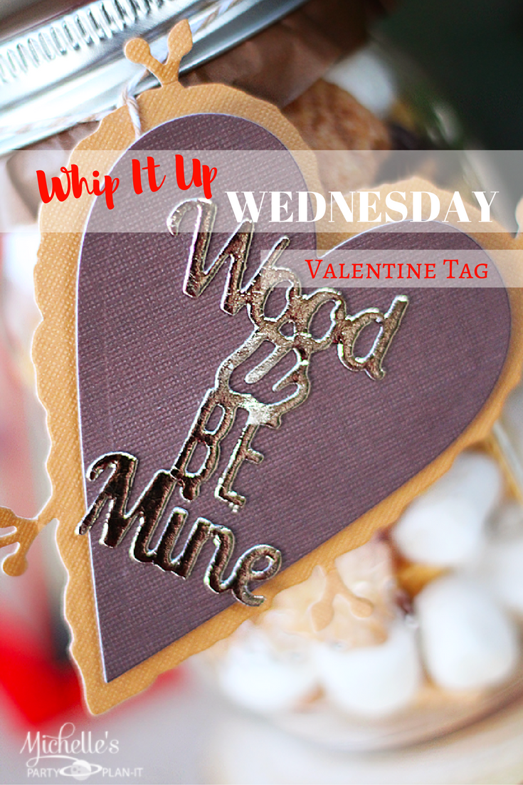 Wood U Be Mine Valentine Tag