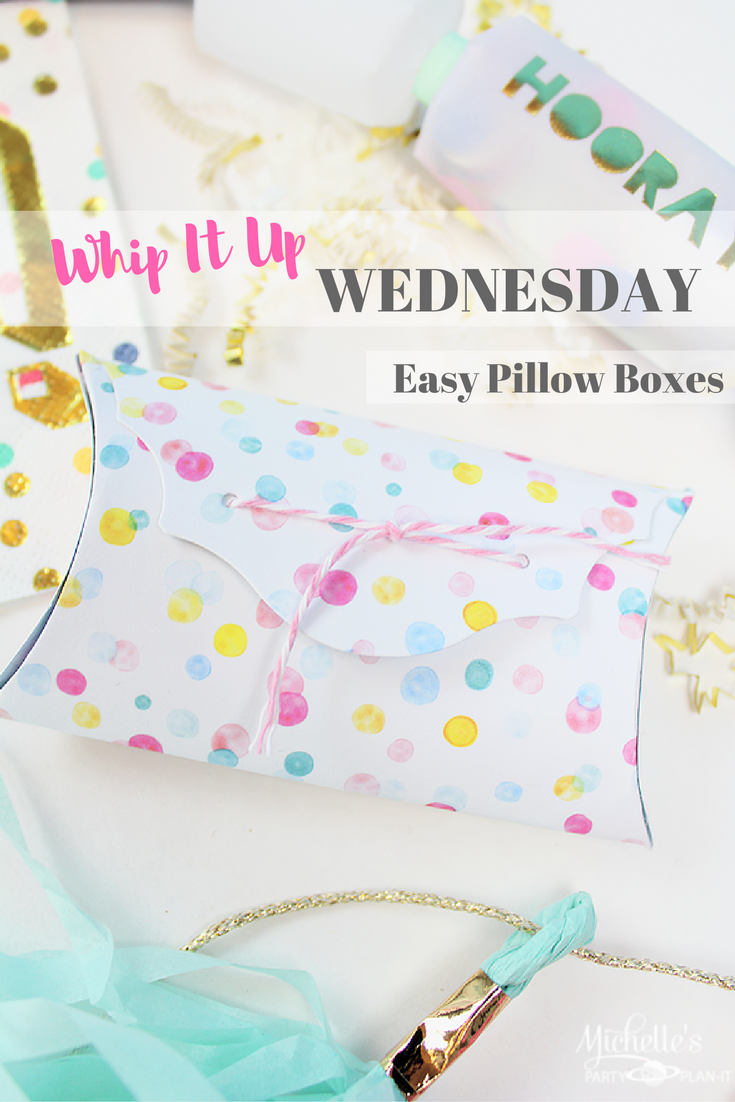 Tutorial for Easy Pillow Boxes