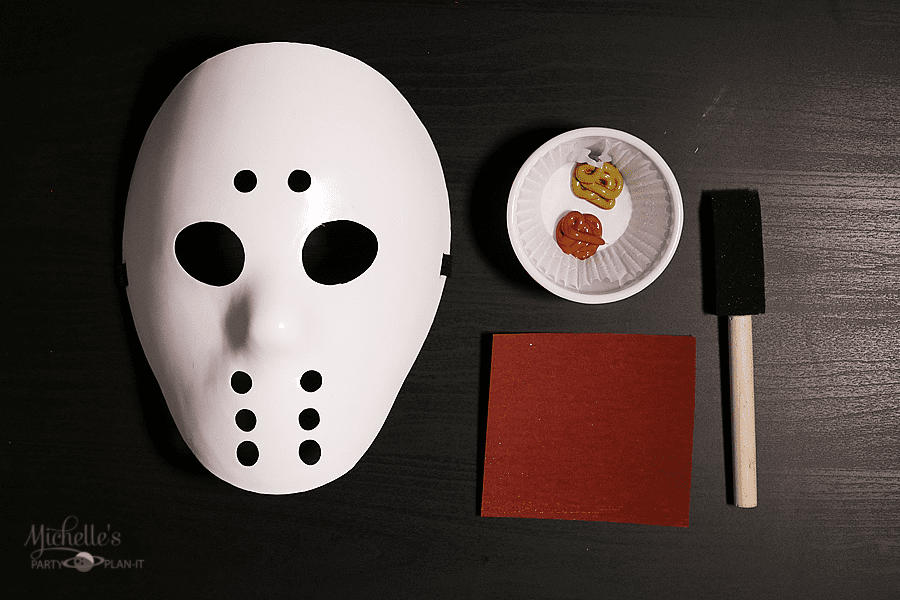 Red Hockey Mask 