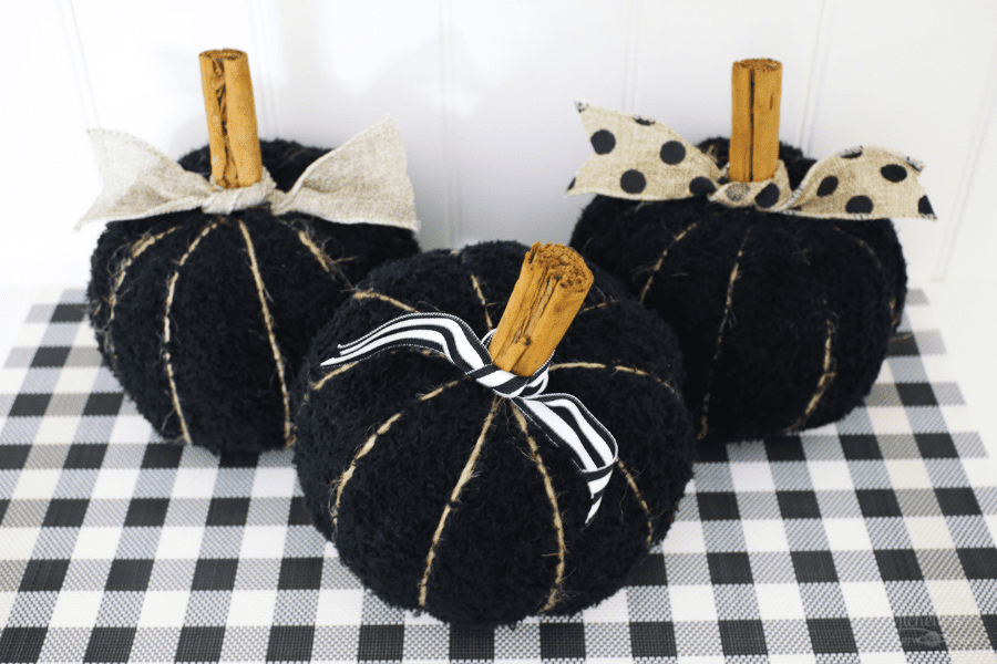 Easy DIY Fabric Pumpkins