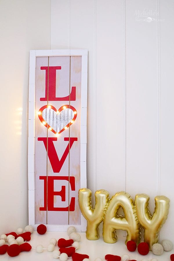 Diy love sign