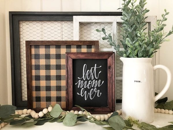 Easy Farmhouse Art in less than 15 Minutes - Michelle's Party Plan-It