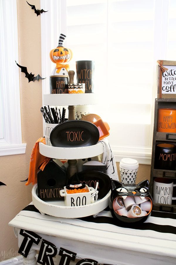 Rae Dunn Halloween Coffee Bar - Michelle's Party Plan-It