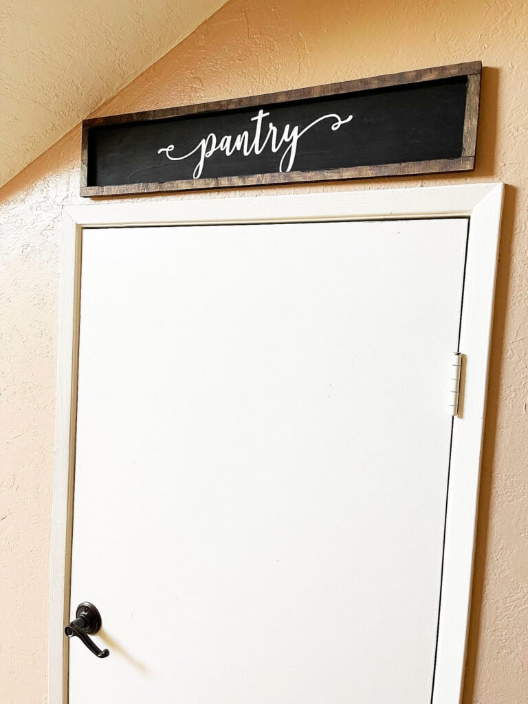 pantry sign