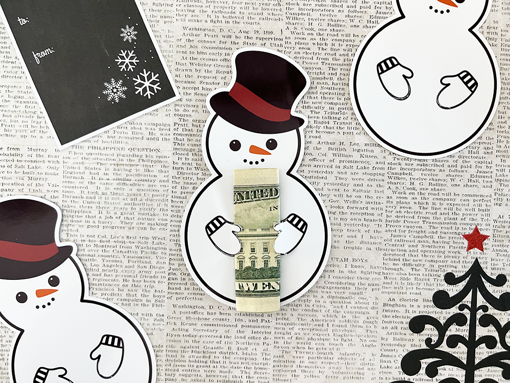 DIY Snowman Money Holder - Michelle's Party Plan-It