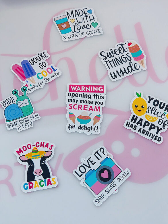 Cricut Printable Sticker Paper Comparison - Michelle's Party Plan-It