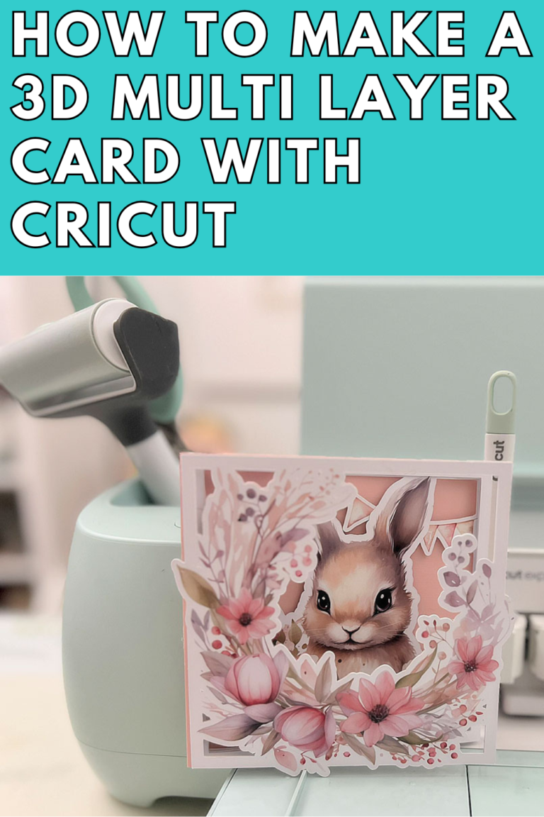 How to Make a 3D Multi-Layer Card with Cricut - Michelle's Party Plan-It