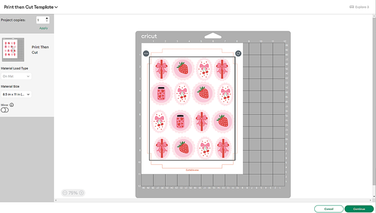 How to Use Cricut Design Space Print Then Cut Feature - Michelle's ...