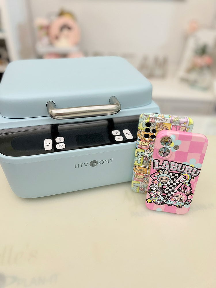 htvront h17 phone case heat press
