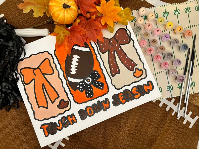 football ipaint party