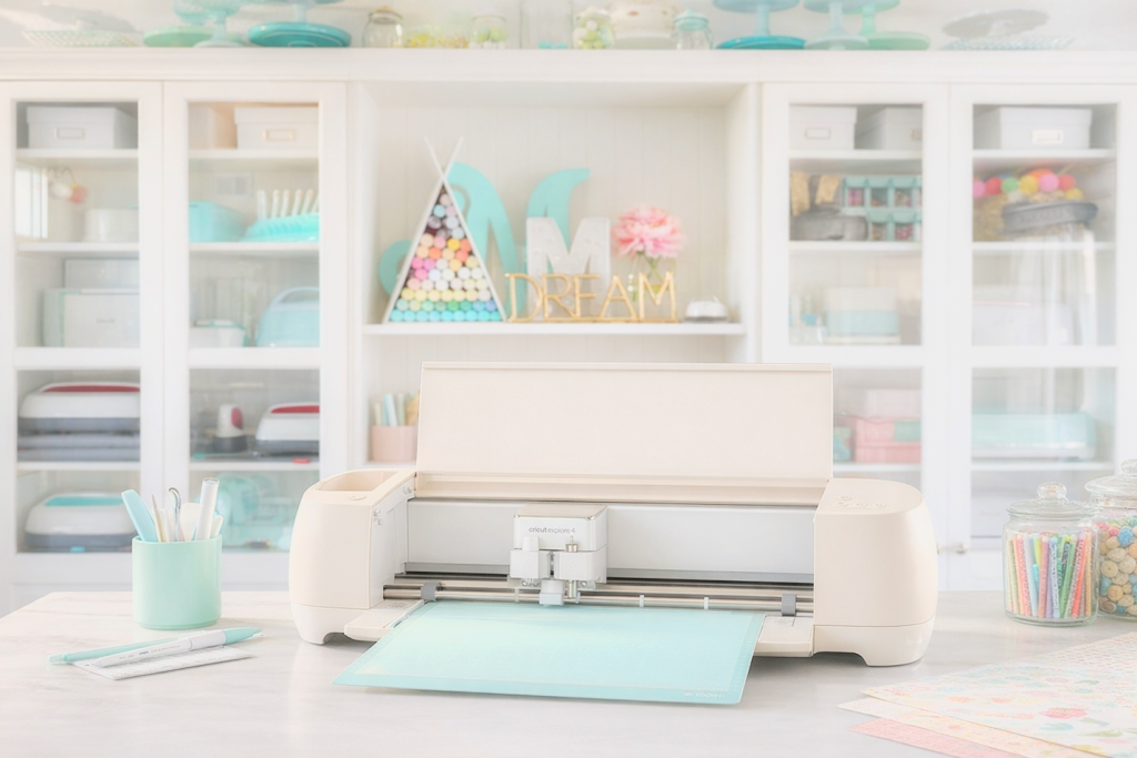 cricut exlore 4 hero cricut exlore 4 with craft room background
