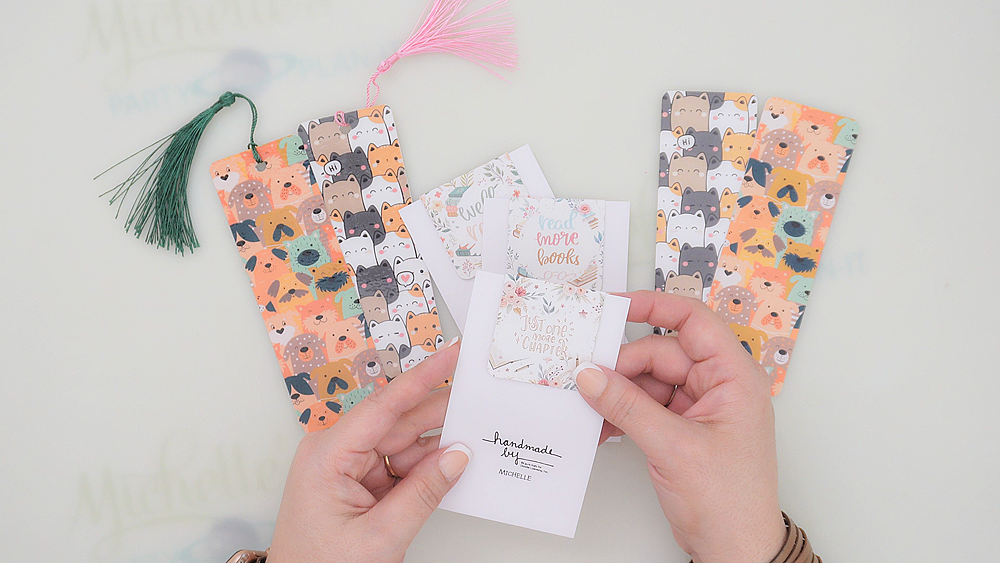 How to Turn Postcards into Bookmarks - Michelle's Party Plan-It
